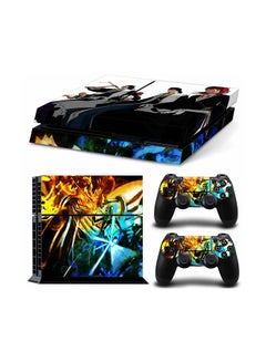 اشتري 3-Piece Full Body Console And Controller Sticker Set For PlayStation 4 shp-9 في مصر