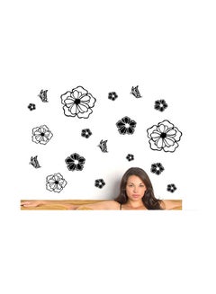 Buy Butterflies Diy Wall Sticker Bathroom Wall Stickers Toilet Living Room Refrigerator Decoration Christmas Decoration For Home Black 30x30cm in Egypt