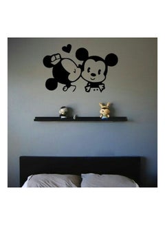 Buy Micky & Minnie 1 Wall Sticker Black 38x58cm in Egypt
