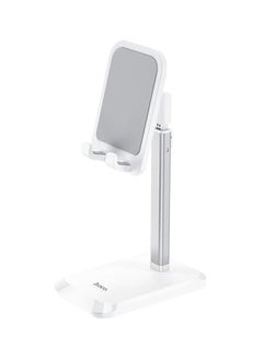 Buy Stable Aluminum Alloy Telescopic Holder For Mobile Phones And Tablet PC White in Saudi Arabia