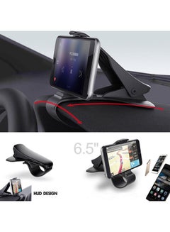 اشتري Universal Car Dashboard Mount Holder Stand Clamp Clip For Smartphone Black في الامارات