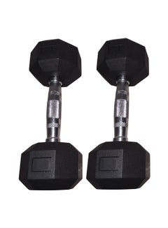 Buy HEX Rubber Dumbbell Set in UAE