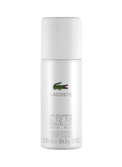 Buy Eau De Lacoste Deodorant Spray White 150ml in Saudi Arabia
