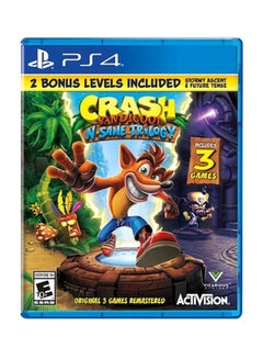 اشتري لعبة الفيديو "Crash Bandicoot: N Sane Trilogy Remastered" - متضمنة مستويين إضافيين (إصدار عالمي) - بلاي ستيشن 4 (PS4) في الامارات