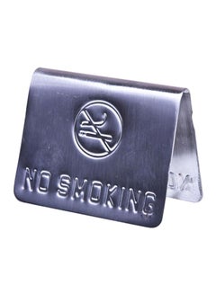 Buy No Smoking Catering Sign Silver 15cm in Saudi Arabia