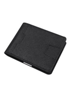 Buy Bi-Fold Pick-Up Case Clip Men Wallet Black in Saudi Arabia