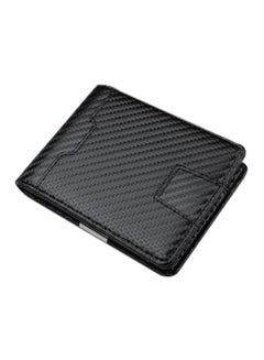 Buy Bi-Fold Pick-Up Case Clip Men Wallet Black in Saudi Arabia