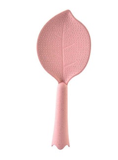 Buy Wheat Straw Rice Spoon Pink in Saudi Arabia