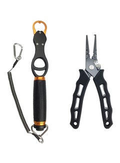 اشتري ملقط سمك من الألومنيوم مع زرادية صيد Gripper(290x45), Pliers(185x58)ملليمتر في السعودية