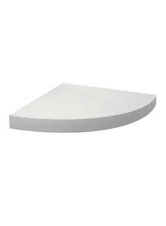 Buy Nicole Corner Shelf White 35x35x3.8cm in Saudi Arabia