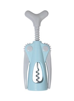 Buy Corkscrew Bottle Opener - Plastic - Bottle Opener - Wine Bottle Opener - Wine Opener - Can Screwdriver - Light Blue/Grey Light Blue/Grey in Saudi Arabia