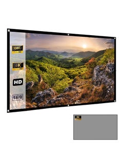 Buy Anti-Light 100-Inch Projector Screen Roll UNV-WO-SCR-01 Grey in UAE