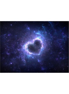 Buy Nebula Themed Wall Sticker Purple/Blue/Black 140x105cm in Egypt