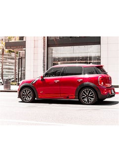 Buy Mini Cooper Themed Wall Sticker Red/Black/Silver 140x105cm in Egypt