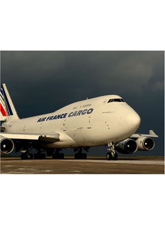 Buy Boeing 747-400 Themed Wall Sticker White/Blue/Red 140x105cm in Egypt