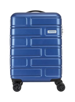 Buy Bricklane 4-Wheels Hardside Medium Check-In Luggage Trolley Blue in UAE