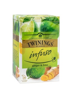 Buy Infuso Ginger And Lime Tea 20 Bags in UAE