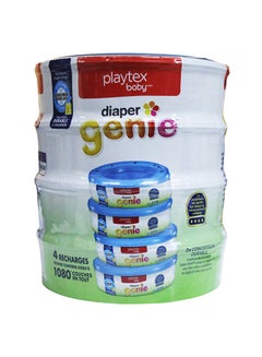 Buy Pack Of 4 Baby Diaper Genie Refill in UAE