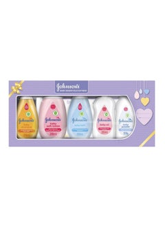 Buy Baby Essentials Gift Box Of Baby Shampoo, Soft Lotion, Bath, Oil, Powder And Wipes in UAE