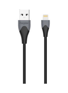 Buy 2.4A Ultra Resistant Classic Fast Charging Dual Toned MFi Certified Lightning Cable For Apple iPhone/iPod/iPad/iPhone X/ XR/11/11 Pro/11 Pro Max Black in UAE