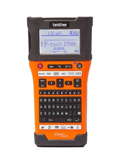 Buy Industrial P-Touch Wireless Label Maker Orange/Grey in UAE