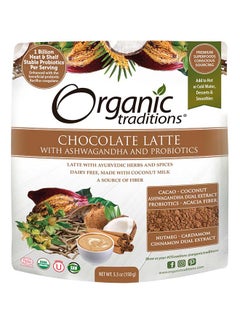 Buy Organic Chocolate Latte With Ashwagandha And Probiotics 150grams in UAE