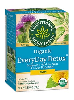 Buy Everyday Detox Lemon Tea, 24 Grams in UAE