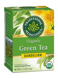 اشتري علبة شاي أخضر عضوي بالهندباء البرّية - تتضمّن 16 كيس في الامارات