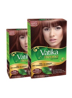 Buy Henna Haircolor Pack of 2 Burgundy 60.0grams in UAE