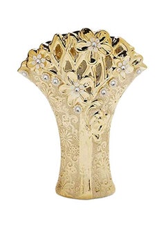 Buy Decorative Flower Vase Gold in UAE