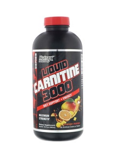 Buy Liquid Carnitine 3000 Dietary Supplement - Orange Mango in UAE