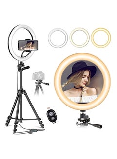 Buy Dimmable LED Ring Light With Tripod Stand Multicolour in Saudi Arabia