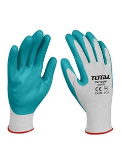 Buy Protective Gloves XL Blue/White 26 x 9 x 3.5cm in Egypt