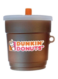 اشتري Dunkin Donuts Printed Case For Apple AirPods 1/2 Brown/Orange/Pink في الامارات