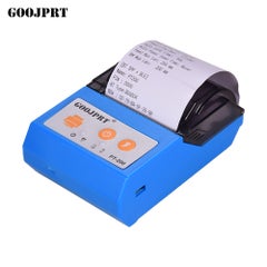 Buy PT200 Portable Wireless Bluetooth Mini Thermal Bill Printer 5.8cm Blue in UAE