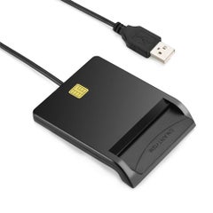 Buy USB Common Access Card Reader Black in Saudi Arabia