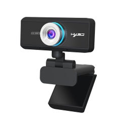 Buy HXSJ S4 HD 1080P Webcam Manual Focus Computer Camera Built-in Microphone Video Call Web Camera Black in Saudi Arabia