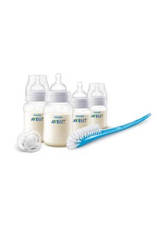 Buy 6-Piece Anti Colic Feeding Bottle Set - Clear in Saudi Arabia