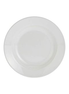 Buy Servewell Melamine Rim Soup Plate Off White 22.8cm in UAE