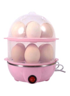 اشتري جهاز طهي البيض بالبخار من طبقتين سعة 14 بيضة 350.0 W 6902016009275 وردي/أبيض في الامارات