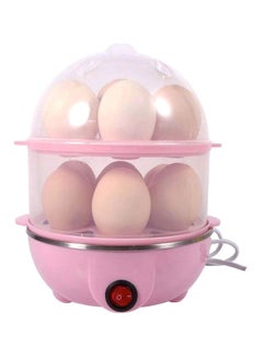 Buy Double Layer 14 Egg Steaming Device 350.0 W 6902016009275 Pink/White in Saudi Arabia