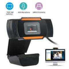 Buy 720P High Definition Webcam Black/Orange in Saudi Arabia