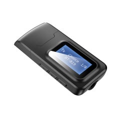 Buy 2-In-1 Wireless Adapter 5.0 Bluetooth Audio Transmitter Receiver Black in UAE