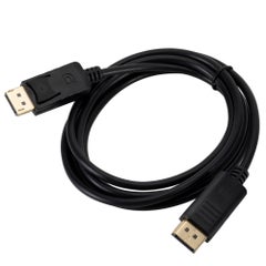 Buy DP Male To DP Male Audio Video Adapter Cable Black in UAE