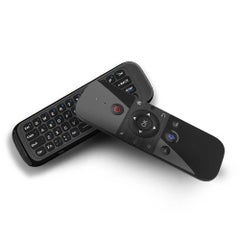 Buy 2.4G Air Mouse Voice Control Wireless Keyboard Black in Saudi Arabia