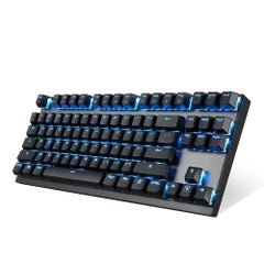 Buy Wireless Dual Mode Mechanical Keyboard With Red Switch - English Black in Saudi Arabia