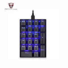 Buy K23 Numeric Wired Mechanical Keyboard - English Black in Saudi Arabia
