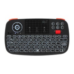 Buy i4 Mini Bluetooth Keyboard with Touchpad Remote Control Compatible - English Black in Saudi Arabia