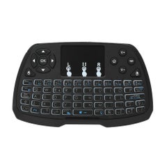 اشتري Backlit 2.4GHz Wireless Keyboard with Touchpad - Spanish 15.90*2.00*10.00سم أسود في السعودية