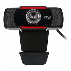 Buy High-Definition Manual Focus USB Webcam Black/Red in Egypt